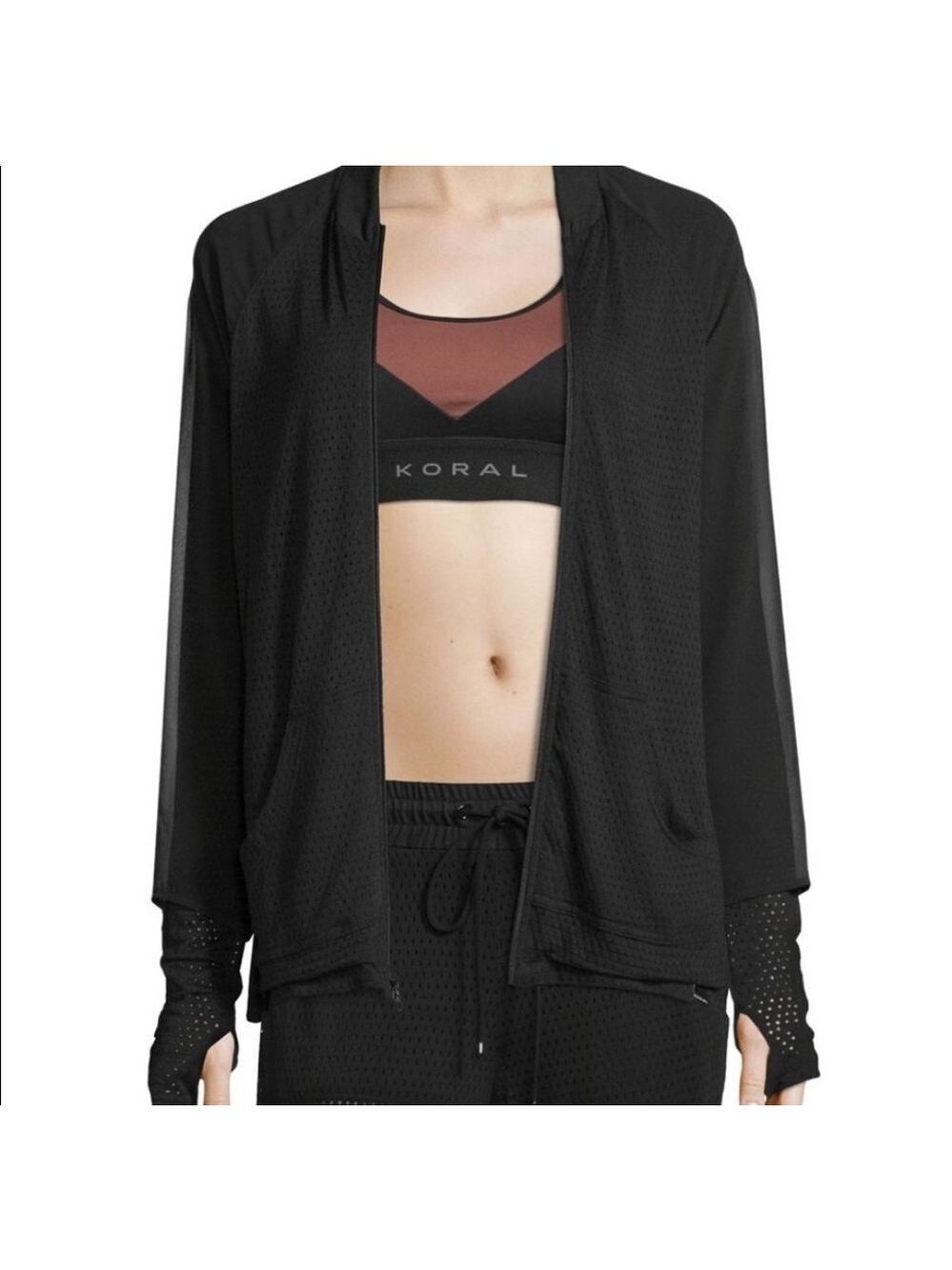 Koral Veneer Dual Jacket Black Sz L